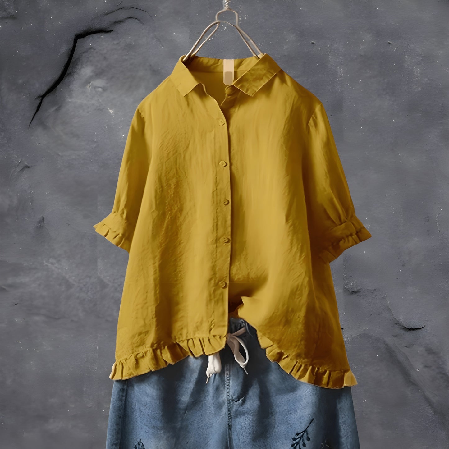 Inge™ |Elegant Blus med Tidlös Klass