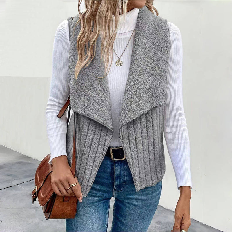 Freja™️|Ensfärgad avslappnad cardigan