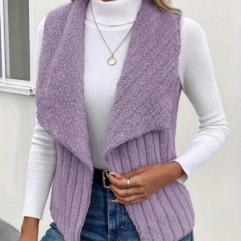 Freja™️|Ensfärgad avslappnad cardigan
