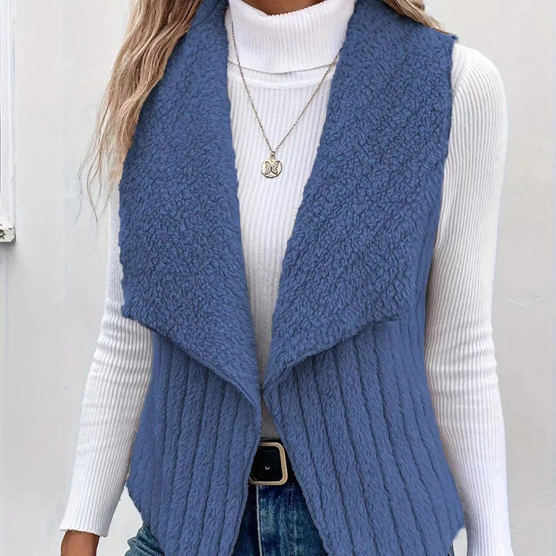 Freja™️|Ensfärgad avslappnad cardigan
