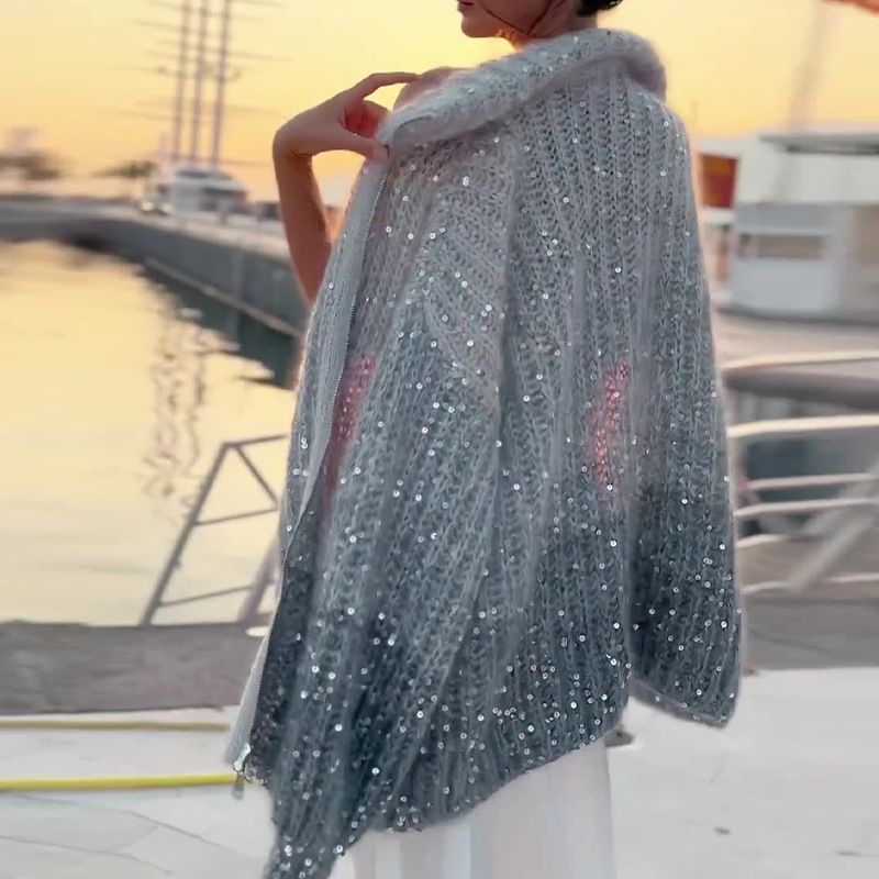 Lynza™ | Glitterstickad Tröja
