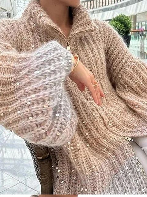 Lynza™ | Glitterstickad Tröja