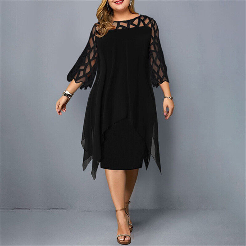 Lynza JOSEE | Chic Plus Size Midiklänning