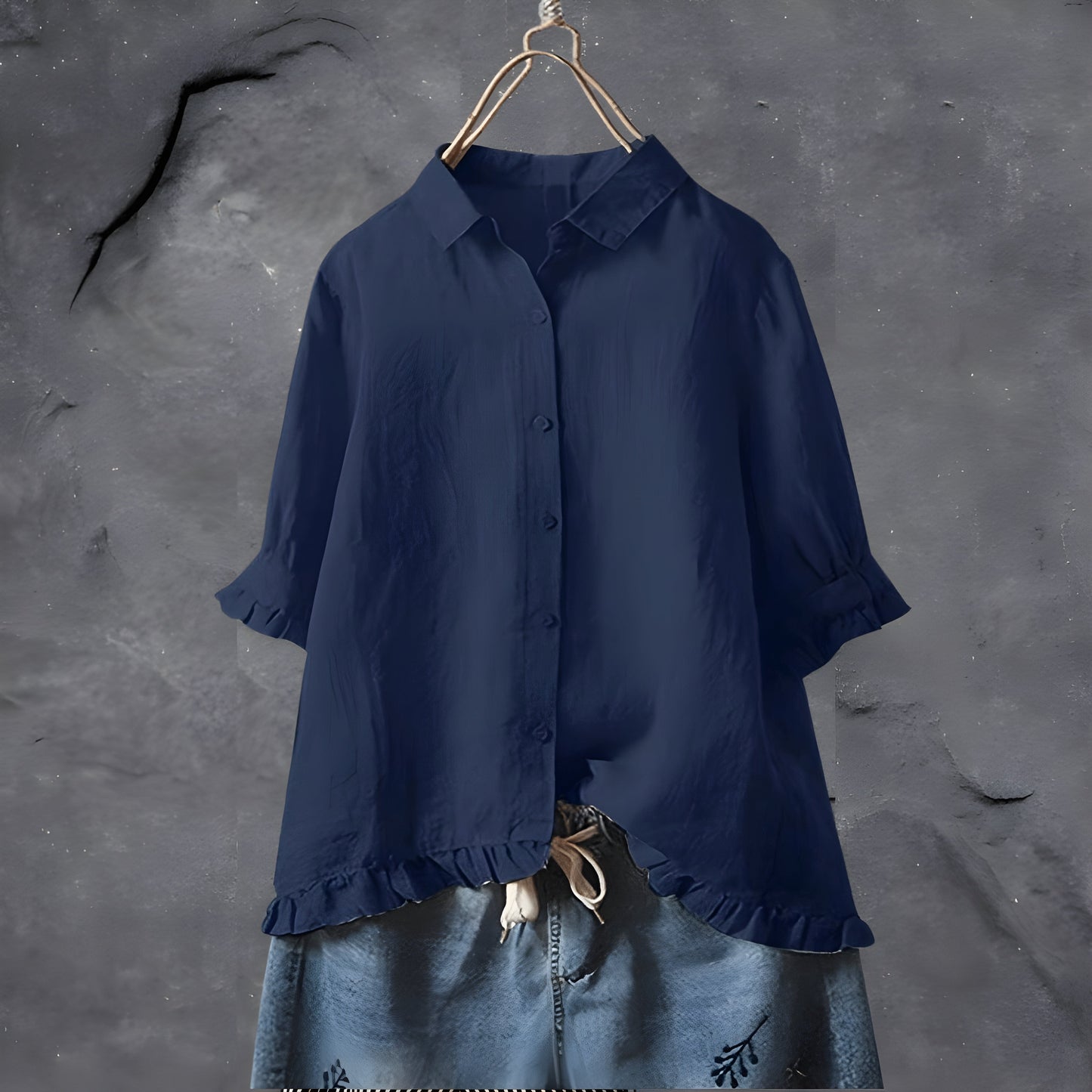 Inge™ |Elegant Blus med Tidlös Klass