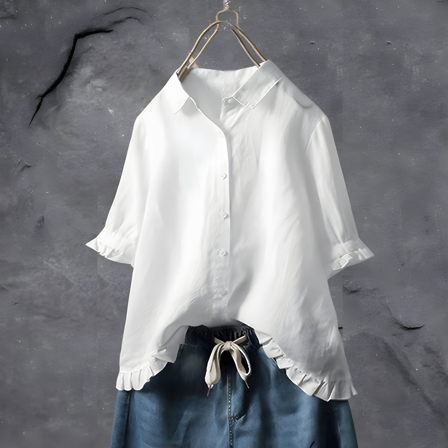 Inge™ |Elegant Blus med Tidlös Klass