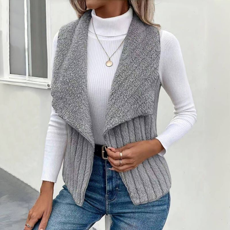 Freja™️|Ensfärgad avslappnad cardigan