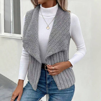 Freja™️|Ensfärgad avslappnad cardigan