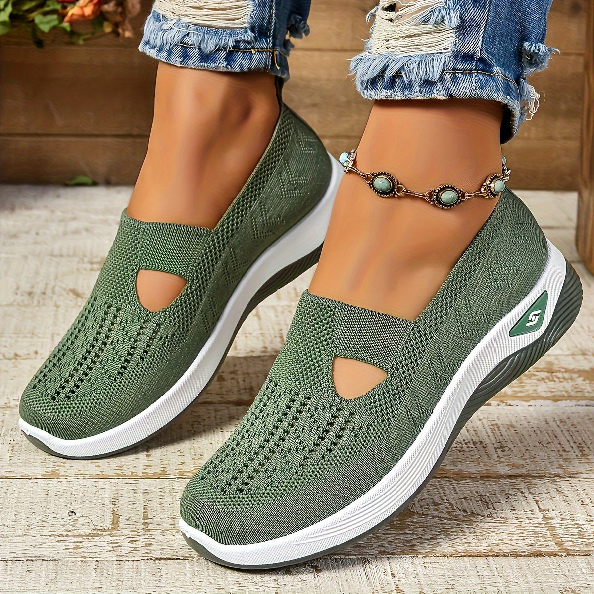 Meja™️|– Stilsäkra Ortopediska Slip-On Sneakers för Damer