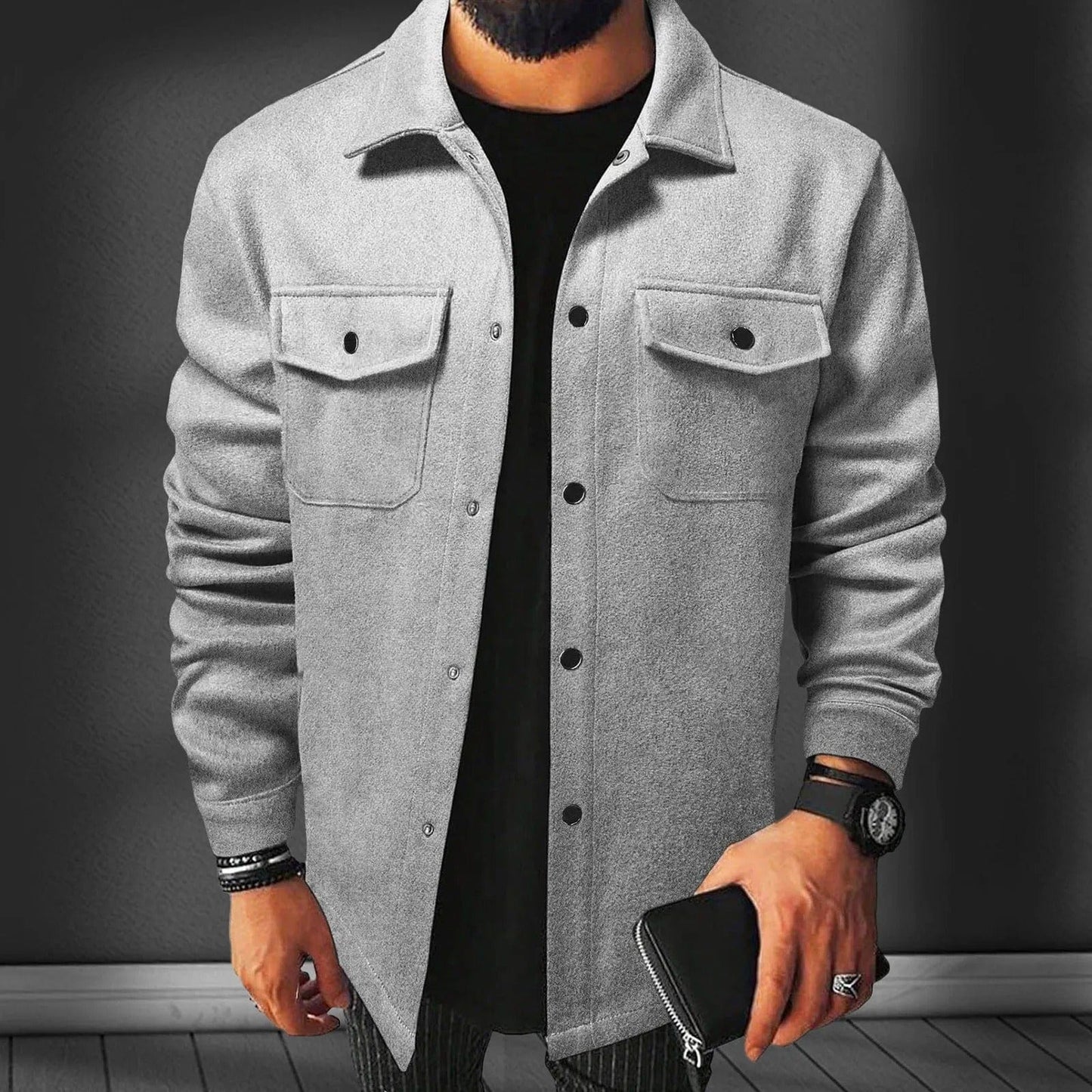 Lynza™ | Tungviktig Flanell-Ull Hybridskjorta