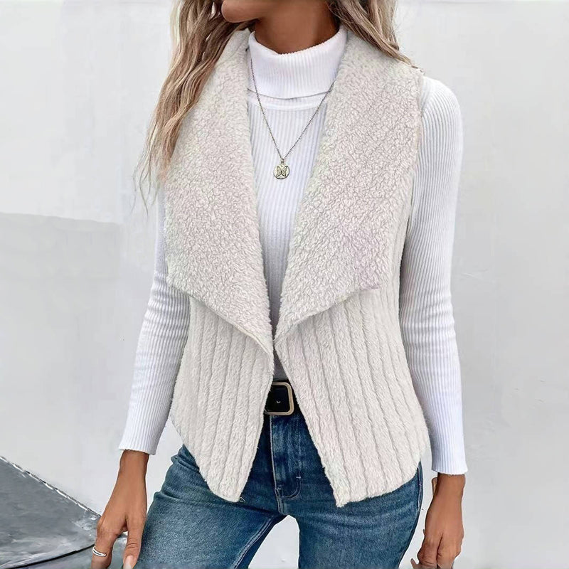 Freja™️|Ensfärgad avslappnad cardigan