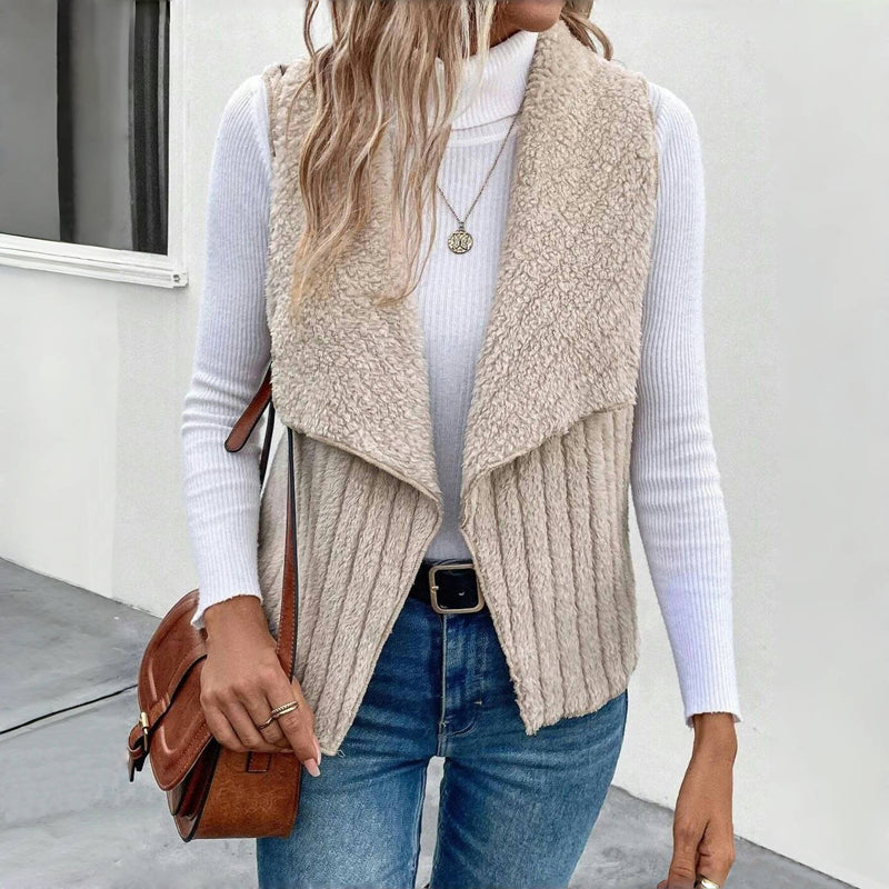 Freja™️|Ensfärgad avslappnad cardigan