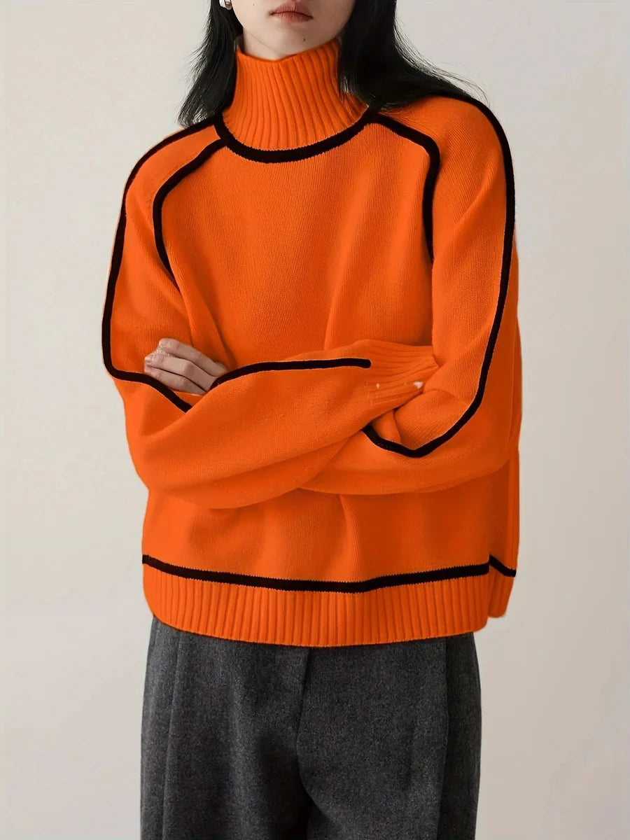 Lara ™️| Damtröja med polokrage