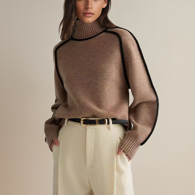 Lara ™️| Damtröja med polokrage