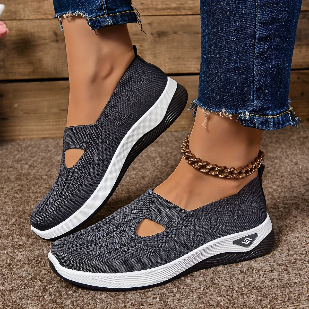 Meja™️|– Stilsäkra Ortopediska Slip-On Sneakers för Damer