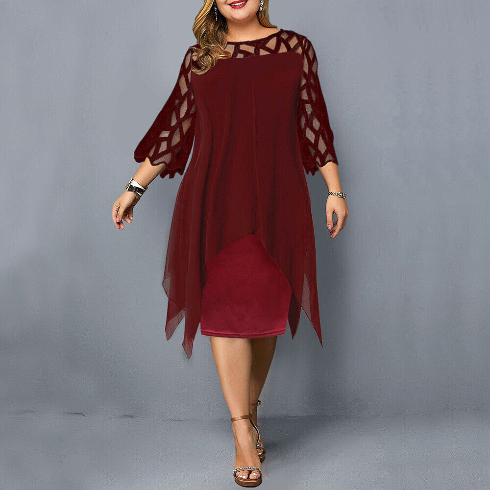 Lynza JOSEE | Chic Plus Size Midiklänning