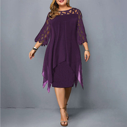 Lynza JOSEE | Chic Plus Size Midiklänning